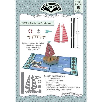 Karen Burniston Cutting Dies - Sailboat Add-ons